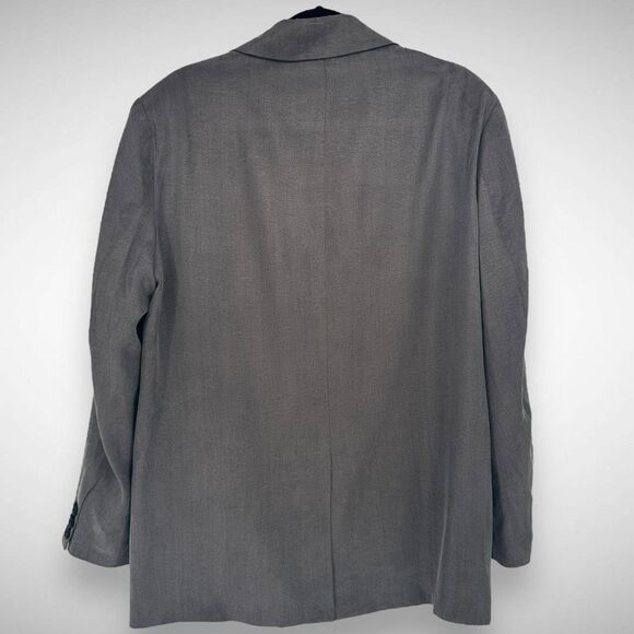 Allsaints Elle Double Breasted Grey Blazer Size US 6 UK 10 Chic Timeless Clean - Picture 3 of 12